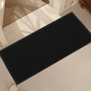Tappeto d'ingresso commerciale in PVC composito nero 90x180x1.2cm, tappeto antifatica Jumbo per impieghi gravosi, tappeto per la casa in poliestere sublimato - Product Image 2