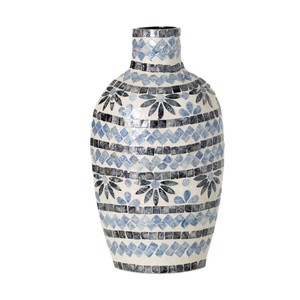 Vase de table élégant en perles artisanales - Product Image 6