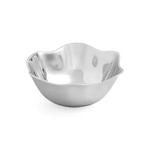 Cuenco de Metal Hecho a Mano para Centro de Mesa, Mesa de Café y Decoración de Sala de Estar, Cuenco de Metal de Lujo para el Hogar, Acabado Seguro Zahid - Product Image 1