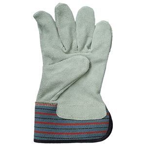 Gants de sécurité pour chantier en cuir de vachette robuste, doublés de coton écologique, pour l'hiver, usage industriel et mécanique - Durables - Product Image 4