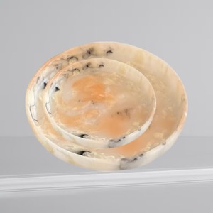 High Quality <b>Resin</b> Serving Bowl Family Salad Serving Bowl Solid <b>Colour</b> Epoxy <b>Resin</b> Polished Technique for Home Kitchenware - Product Image 1