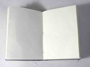Carnet en papier de coton fait main en gros, noir avec paillettes dorées, intérieur moucheté, couverture rigide - Product Image 3