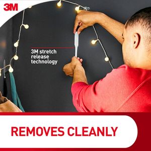 Appendiabiti da Parete For Command in Ottone Satinato con Doppio Gancio, Grande, Set da 2 Ganci e 2 Barre - Product Image 2