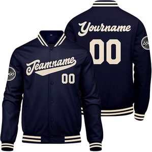 Custom High Quality Embroidered Wholesale Letterman Baseball Varsity Jacket for Men - Product Image 1