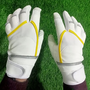 Guantes de Bateo de Béisbol y Sóftbol de Cuero Flexible con Puño Corto, Novedad 2026, para Adultos Hombres/Mujeres, Duraderos, Antideslizantes y Transpirables - Product Image 4