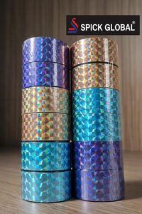 Rainbow Effect Holographic Reflective Craft Tape for DIY Projects Journaling <b>Scrapbook</b> Decoration Stationery OEM Bulk Wholesale - Product Image 5