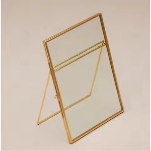 Contemporary Metal Glass Hanging Photo <b>Frame</b> Wall <b>Mounted</b> Picture <b>Frame</b> Interior Decoration - Product Image 3