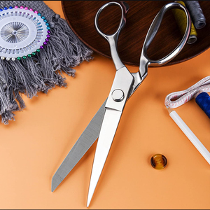 Professional 10-Inch Heavy Duty <b>Sewing</b> Fabric <b>Scissors</b> Industrial Sharp Steel Shears with Smooth Edge for Leather Cutting - Product Image 1
