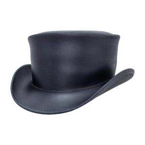 Chapeau Fedora Classique en Cuir Véritable pour Homme - Ajustement Réglable, Broderie à la Main, Chapeau Casual d'Hiver pour l'Extérieur - Product Image 5