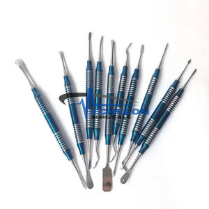 Juego de 10 piezas de instrumentos dentales para periostio, juego de elevadores periostales Molt de titanio - Product Image 3
