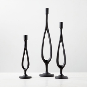<b>Brass</b> <b>Candlestick</b> Holder Modern Minimalist Design Durable Metal Home Decoration Tabletop Candle Stand - Product Image 3