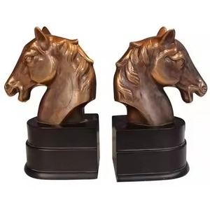 Sujetalibros Metálicos Contemporáneos (2 Piezas) con Diseño Escultural de Figura Humana, Forma Irregular, Accesorio Decorativo para Lectura - Product Image 5