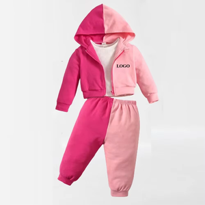 Ensemble de survêtements décontractés écologiques pour enfants, 2 pièces, polyester/coton, léger et respirant pour l'été - Product Image 5