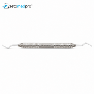 เครื่องมือขูดหินปูนสำหรับรากฟันเทียมไทเทเนียมระดับพรีเมียม ระบบ 4R/4L OEM Zetomed Pro - Product Image 1
