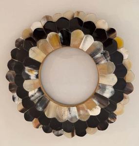 Cadre photo en métal de qualité supérieure, design personnalisé, avec cornes et os, en bois et résine, couleur et taille personnalisables, avec logo, boîte cadeau incluse - Product Image 3