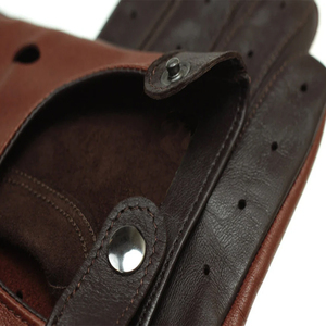 Gants de moto en cuir unisexes à doigts entiers, respirants, chauds pour l'hiver 2025, fabriqués au Pakistan - Product Image 4