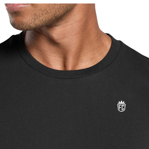 Camiseta Deportiva de Manga Larga para Hombre, Corte Regular, Suave y Transpirable, para Gimnasio, Entrenamiento, Color Negro - Product Image 5