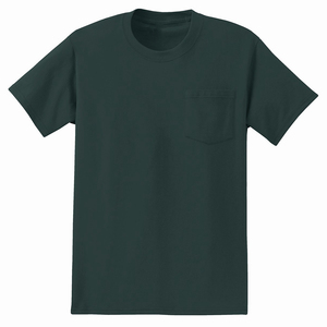 Camiseta de Bolsillo Personalizada para Hombre, Suave, 100% Algodón, Informal, Fabricante de Marca Privada, Corte Regular, Color Sólido, Jersey - Product Image 1