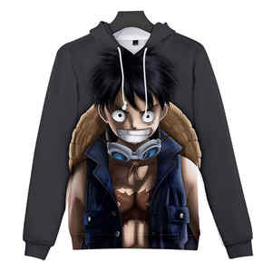 Sudadera con Capucha Sublimada 100% Poliéster para Fanáticos del Anime Monkey - Product Image 1
