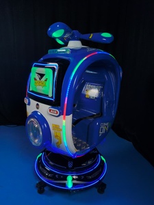 Machine à chevaucher pour enfants thème Chopper moderne, en métal, acrylique et plastique, durable, en anglais, pour les enfants de plus de 3 ans - Product Image 4