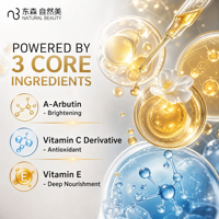 Crème Éclaircissante Visage Beauté Naturelle Alpha Arbutine Dérivé de Vitamine C Acide Hyaluronique Hydratant Éclatant Fabricant