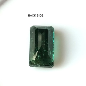 Tourmaline bleu-vert naturelle zambienne facettée 4,0 carats, taille émeraude, saphirs bruts de qualité supérieure, internationaux, pour la joaillerie - Product Image 6
