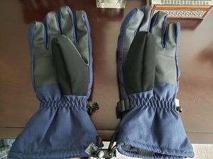Gants de ski à doigts entiers, noir et rouge, en polyester, imperméables, isolés thermiquement, avec fermeture à cordon, unisexe, pour l'hiver et l'alpinisme - Product Image 5