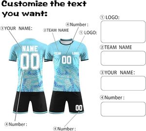 Ensemble de maillots de football personnalisés, uniformes d'entraînement sportifs, maillots de football personnalisés avec nom, numéro et logo pour hommes et femmes - Product Image 4