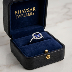 Bague en argent sterling 925 avec papillon bleu en émail, zircone cubique et halo carré, bijou élégant en forme d'animal, cadeau pour femmes et filles - Product Image 6