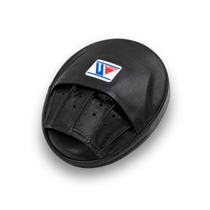 Winning Boxing <b>Focus</b> Mitts Professional Genuine Leather Curved Hand Grips Adjustable Wrist Strap Lace-Up Closure Lightweight - Product Image 5