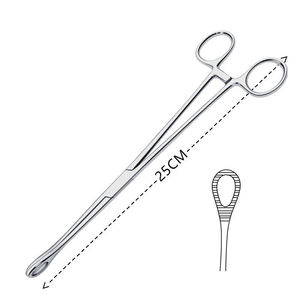 Pinces de maintien en acier inoxydable de haute qualité, instruments chirurgicaux, ensemble d'instruments, mâchoires ovales dentelées, usage médical manuel - Product Image 3