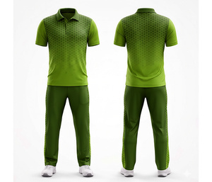 Customized <b>Cricket</b> Jersey Uniform with Team Logo Printing | Men Women Youth <b>Cricket</b> Wears Polo Shirt and Trouser Full Team - Product Image 2