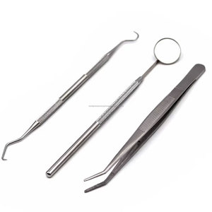 ชุดเครื่องมือทันตกรรม WORLD PRECISION SURGICAL WPS-DK-01 - ด้ามจับตามหลักสรีรศาสตร์ ได้รับการรับรองมาตรฐาน CE ประกอบด้วยกระจกตรวจฟันและคีมสำหรับงานช่องปาก - Product Image 1