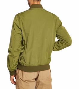 Custom Thin Nylon Casual Stand Collar Windproof Breathable Front Logo Work Jacket Men's Distress Carpenter Trucker Bomber Jacket - Product Image 3