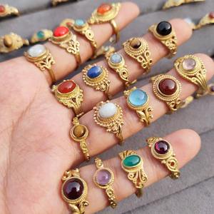 Anillo Ajustable de Acero Inoxidable para Mujer, Chapado en Oro de 18K, con Piedras Preciosas, Clásico, Ideal para Fiestas, al Mejor Precio - Product Image 3