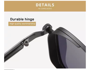 High Quality Steampunk <b>Sunglasses</b> UV400 Luxury Square Gradient Color Double Beam Large Metal Frame Brand Design Punk <b>Sunglasses</b> - Product Image 4