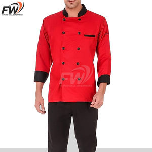 Conjunto de Chaqueta y Gorro de Chef Personalizado de Secado Rápido, Diseño Más Popular de Odm, para Venta al Por Mayor - Product Image 2