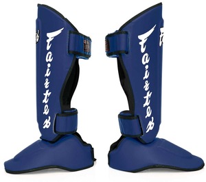 Protector de Espinilleras de Muay Thai de Cuero PU, Precio al por Mayor, Marca Fair Tex, Equipo de Protección para Kick Boxing, Logotipo Personalizado - Product Image 2
