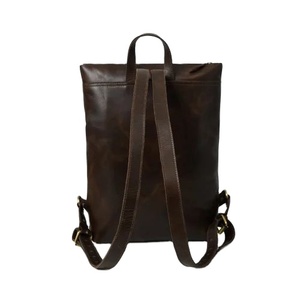 Durable Bohemian Animal Prints Genuine Leather <b>Backpack</b> with Zipper Closure for Men <b>Women</b> Daily Use in All Seasons - Product Image 4