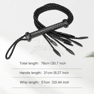 Fouet à cheval classique, construction équilibrée, doté d'un savoir-faire de qualité et de confort optimal - Product Image 6