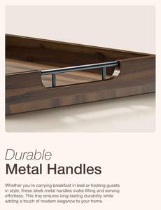 Plateau de service en bois de manguier - Product Image 4