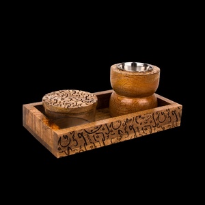 ANAM OVERSEAS - Juego de Bandeja y Quemador de Incienso de Sándalo Indio de Lujo, Hecho a Mano, Ecológico, para Uso Religioso, Regalo - Product Image 2