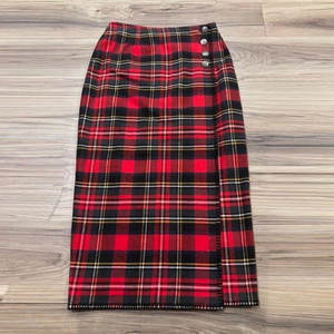 Kilt écossais pour femme en flanelle, style jupe portefeuille, motif tartan Royal Stewart, vente en gros 2026 - Product Image 1