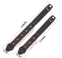 Kit de connecteurs K-Sheath en plastique, clip Molle, accessoire de connexion, boucle de fixation tactique pour ceinture, sangle de fixation pour équipement EDC