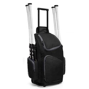 Bagnex Baseball <b>Backpack</b> Shoes Compartment Waterproof 600D Polyester Fabric Strong Zippers Heavy-Duty Sports <b>Training</b> Bag - Product Image 3