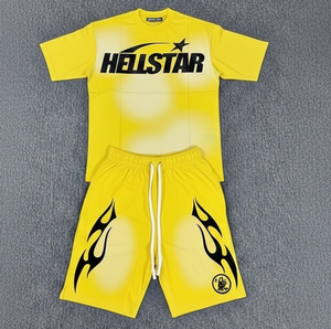 Nouvel ensemble de sport pour homme 2026 : T-shirt à manches courtes et short de jogging, idéal pour la gym, la course et l'athlétisme, coupe oversize - Product Image 1