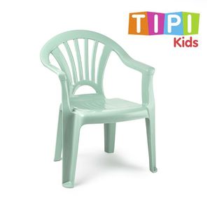 Chaise d'enfant d'extérieur en plastique vert durable Tipu - Product Image 3