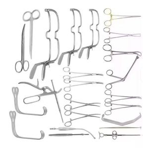 Ensemble d'instruments en acier inoxydable certifié CE ISO, 23 pièces, pour tonsillectomie manuelle et élimination des amygdales, haute performance - Product Image 2