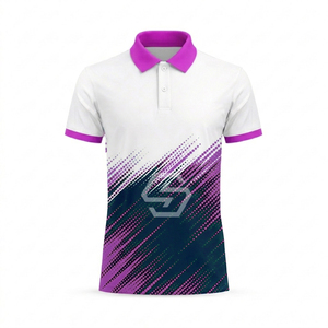 Polo personnalisé pour homme, séchage rapide, 100 % polyester, motif uni, coupe ample, sublimation, grande taille, t-shirts polo vierges - Product Image 6