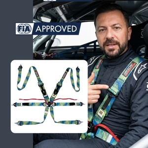 Harnais de course TBRACING SPORT PLUS 4 6 points homologué FIA 8853 2016, ultra léger, avec service de personnalisation du logo et de la couleur, ISO 9001 - Product Image 3